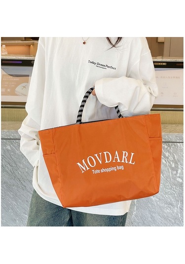 Skycity Nylon Çanta Kadınlar İçin Yenirilebilir Çanta, Günlük Kullanim, Spor, Okul, Ofis, Yemek Çantası, Su Geçirmez, Rose Pembe, Orta Boy, 2025 Yeni Desen Pembe