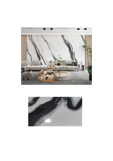 Kendinden Yapışkanlı 1 Adet 30x60cm Doğal Mermer Desenli Esnek Banyo Wc Duvar Paneli Kağıdı Bs8079-a