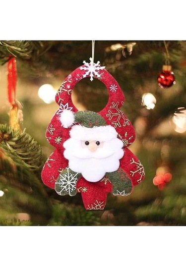 Ulzyvf Sevimli Noel Süsleri: Yıkanabilir Santa Ve Kar Adamı Figürleri