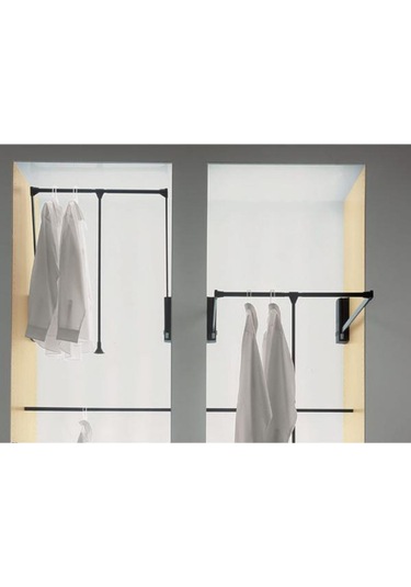 Frenli Gardırop Asansörü Antrasit