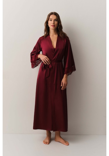 Suwen Honey Uzun Sabahlık St4444615l102 Bordo