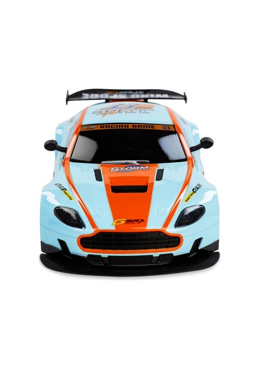 Uzaktan Kumandalı Işıklı Yarış Arabası 1:12 Ralli Race Car Araba Turkuaz