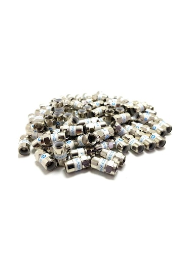 Novacom Sıkmalı Kolay F Konnektör Rg6 100 Adet