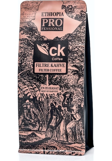Ethiopia Pro Çekirdek Filtre Kahve 200 G Filtre