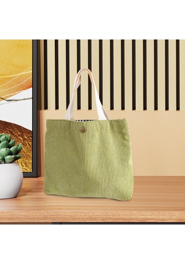 Suntek Kadife Omuz Çantası Moda Seyahat Ofis Açık Hava İçin Açık Yeşil