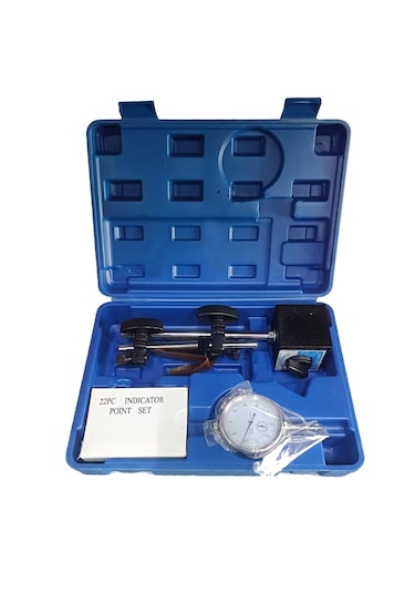 Dorf Tools 22 Parça Manyetik Komparatör Saati Çantalı