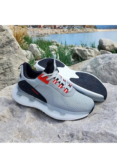 Dunlop 2240 Gri Renk Air Taban Fuspetli Erkek Spor Ayakkabı AYKSAYAK-000520