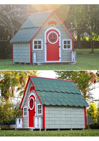 MANDU Ahşap Çocuk Oyun Evi (Playhouse) Hollanda