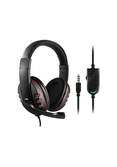 Fastbuy Kubıte T-997 Mikrofonlu Oyun Kulaklığı, 40mm Hoparlör, Ses Kontrolü, Siyah-kırmızı, 1.8m Kablolu