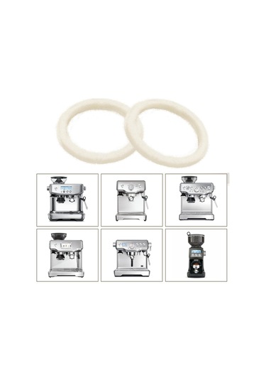 Espresso Makinesi Öğütücüler İçin 6 Adet Keçe Yıkayıcı - Bes870 İle Uyumlu Diğer