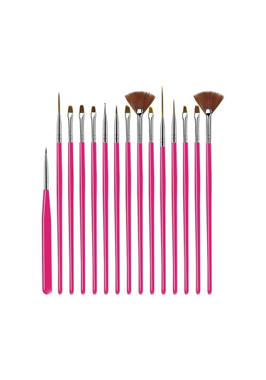 5/20 Adet Tırnak Resim Fırçaları Seti Profesyonel Tırnak Malzemeleri Akrilik Uv Jel Çizim Süsleyen Manikür Tasarım Araçları Aksesuar Kırmızı