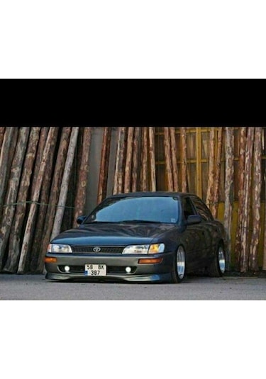 Toyota Corolla Uyumlu Ae101 Ön Tampon Eki  - Mat Siyah STR-774