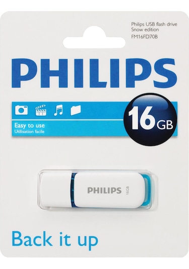 Philips FM16FD70B-97 Snow 16 GB Usb 2.0 Flash Bellek