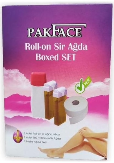 Pakface Roll-On Sir Ağda Isıtıcılı Set