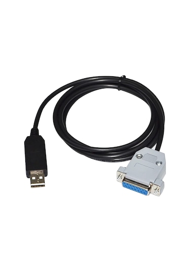 Usb-dub 15 Pın Db15 Dişi Adaptör Rs232 Seri İletişim Kablosu 5m