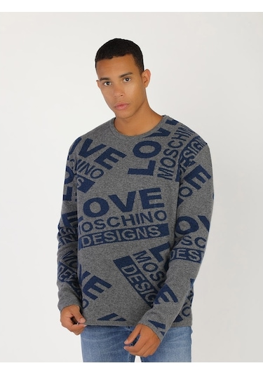 Moschino Yeni Moschıno Erkek Kazak (386794937) Beyaz