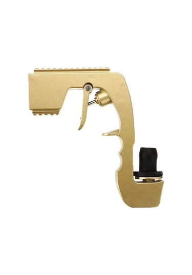 Dancemonkey Altın Zümrüt Plastik Metal Kabarcıklı Blaster Şampanya Şişesi Fışkırtma Tabancası