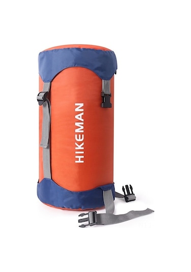 Pazly Kamp Ve Doğa Yürüyüşleri İçin Polyester Taşıma Çantası, Su Geçirmez, Ayarlanabilir Kayışlar, Turuncu Turuncu