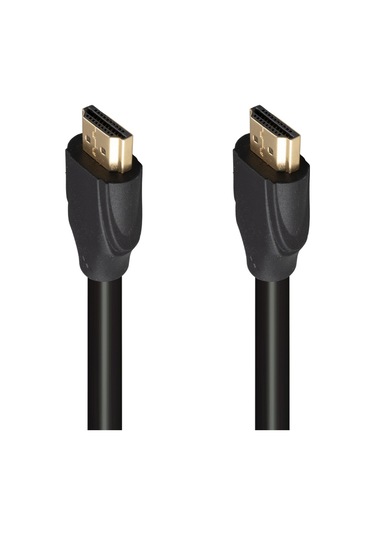 Fully G-507k Plastik Düz Siyah 25 Metre Gold Poşetli Hdmı Kablo 4434