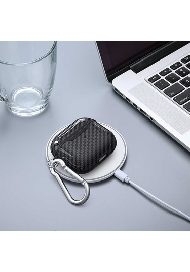 Noktaks - Airpods 3.nesil Uyumlu Airpods 3. Nesil - Kılıf Airbag 03 Silikon - Mavi