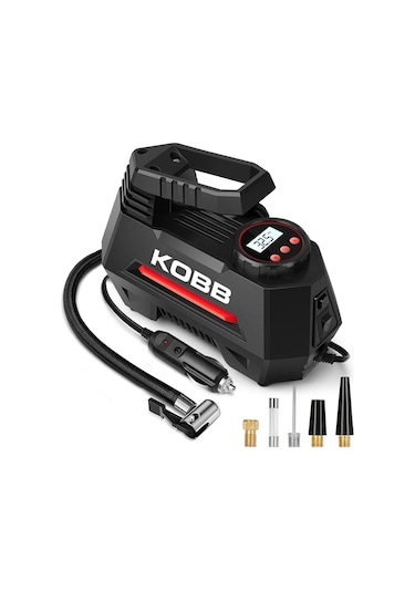 Kobb Kb180 12volt 150 Psı Ayarlanabilir Dijital Basınç Göstergeli Lastik Şişirme Pompası
