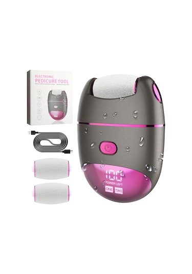 Moveevo Taşınabilir Elektronik Ayak Törpüsü Pedikür Aletleri, Profesyonel Pedi Ayak Bakımı Ölü, Sert Çatlak Kuru Ciltler İçin
