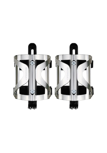 Reedark Alüminyum Bisiklet Su Şişesi Tutucu, İyileştirilmiş Açılış, Dağ Ve Yol Bisikletleri İçin, 2 Adet Paket, Plastik Ve Alüminyum Kombinasyonu