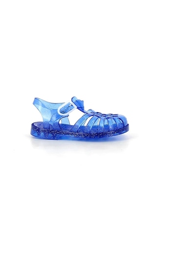 Meduse Sun Cobalt Paillete - Lacivert Simli Çocuk Sandalet