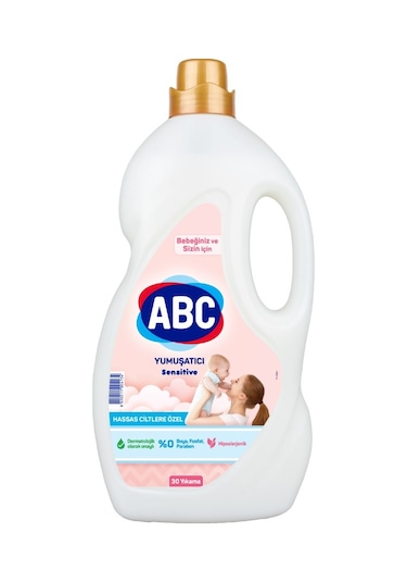 Abc Yumuşatıcı 3 Lt Sensitive X 2 Adet 2'li Set
