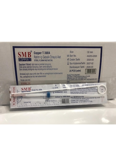 Smb Copper T 380A Rahim İçi Araç Spiral 25 Adet