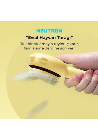 Neutron Akıllı Kedi Tüy Temizleme Cihazı NTL-HR-02-T