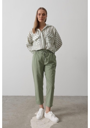 Modasize Pantolon - Haki Haki