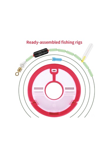 Reedark Tamamlı Aksesuarlı Olta Misini Seti - Dayanıklı Nilon Dokuma Misina, 3 Numara, 5.7m Uzunluk, Hızlı Batma Özelliği, Rastgele Renk
