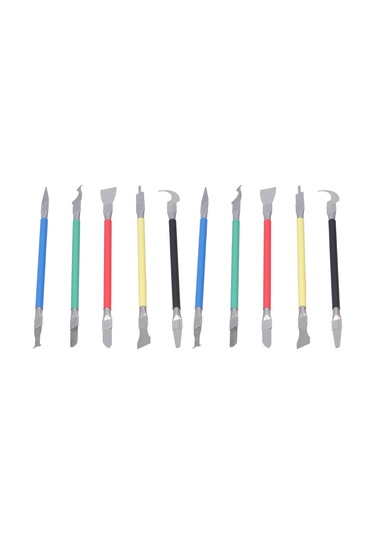 Kangvka Te-018 5'li Tamir Seti: Esnek Sk5 Çelik Bıçaklı Cpu Nand Ic Chip Kaldırıcı, Bga Tamir Ve Ana Kart Glue Temizleme Aracı 2 Paket