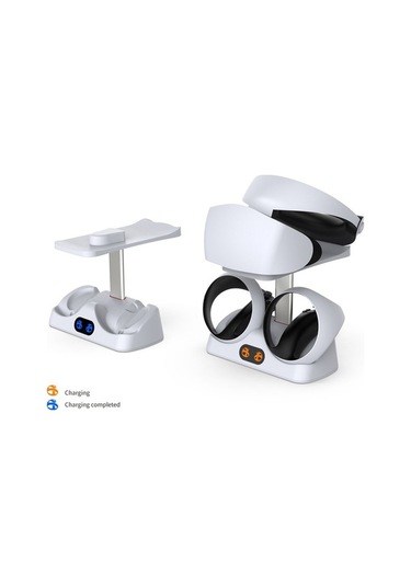 Tongxida Türkçe Ps Vr2 Dobe Kolu Şarj Tabanı Gözlük Saklama Braketi İçin 001, Ps5 Vr2 İçin Özel Şarj Yuvası, Sol Ve Sağ Denet