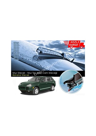 Porsche Cayenne Muz Silecek Takımı 2003-2006