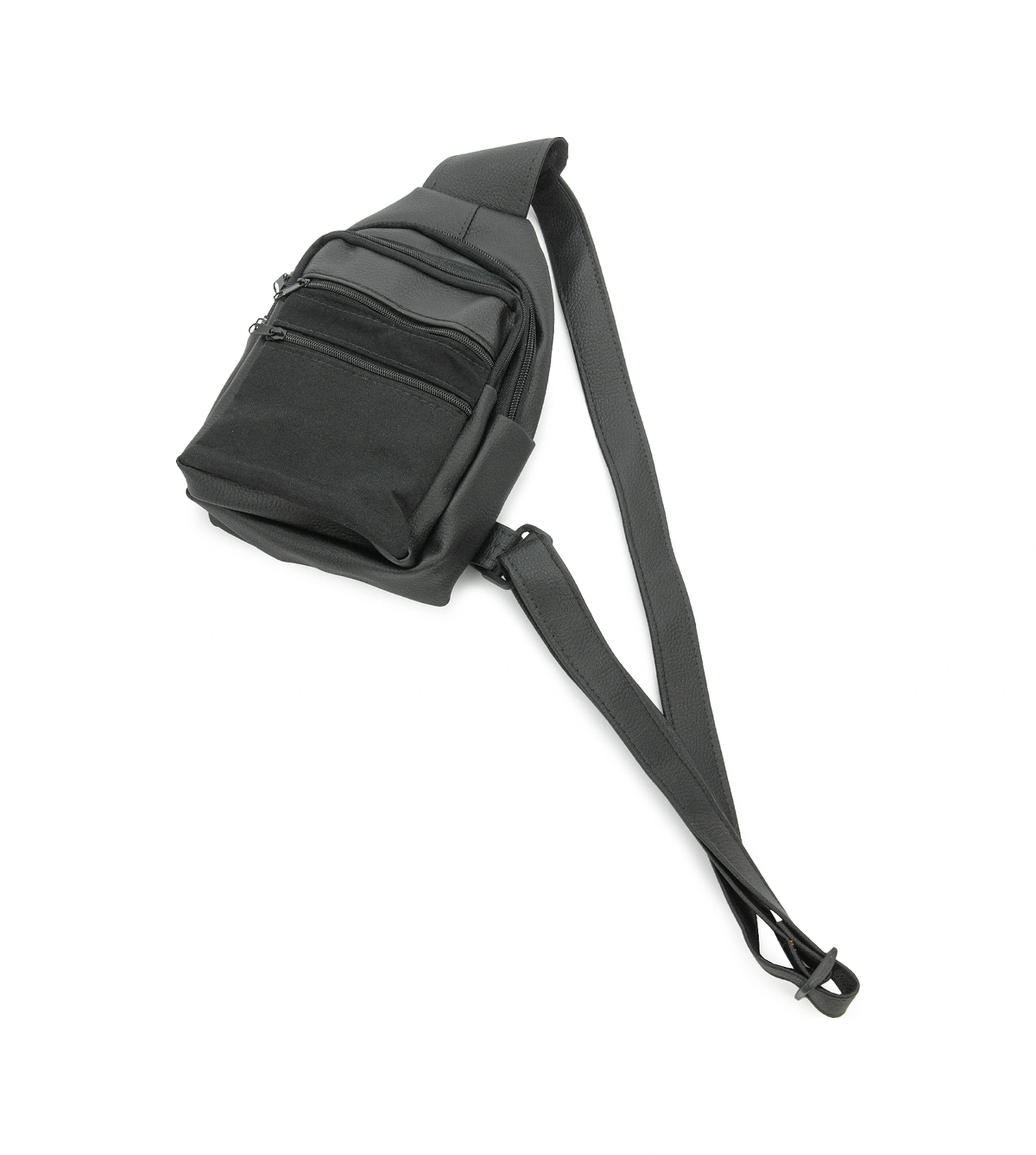 Hac Umre Siyah Bel Çantası - Çok Gözlü, Suya Dayanıklı Erkek Umre Çantası Siyah