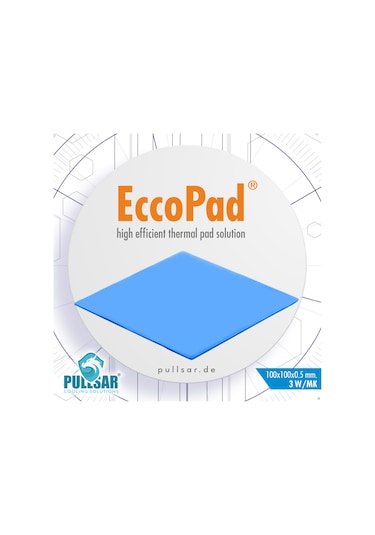 Pullsar Eccopad Thermal Pad 100 x 100 x 0.5 MM 3.0 W/M x K