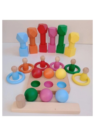 Montessori Eşleştirme Seti 6 Takım