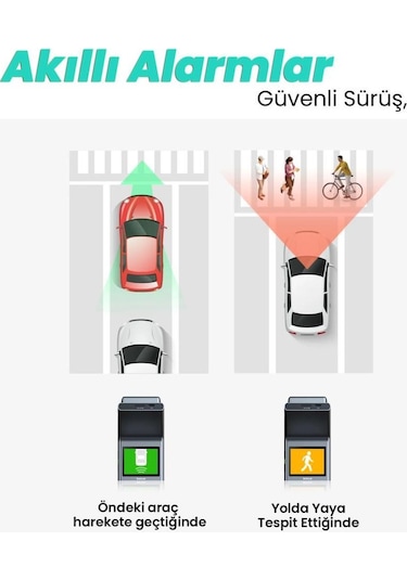 360+ G300H Pro 2K QHD ADAS Wifi + GPS 140° Geniş Açı Gece Görüşlü Akıllı Araç İçi Kamera