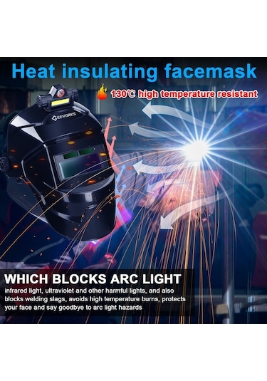 Tongxida Hallow Otomatik Karartma Yüz Maskesi E24711/