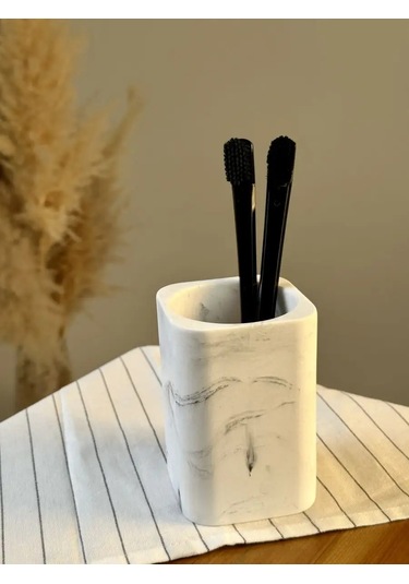 Julie's Brand Diş Fırçaları İçin Bardak Tutucu 143441462 Beyaz