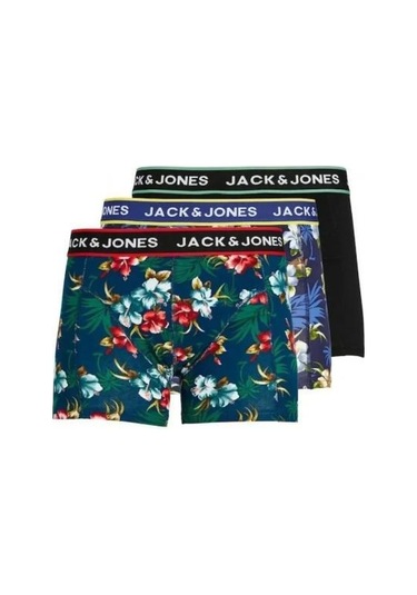 Jack&jones 12171253-jacflower Trunks Sıyah Erkek Boxer KARIŞIK