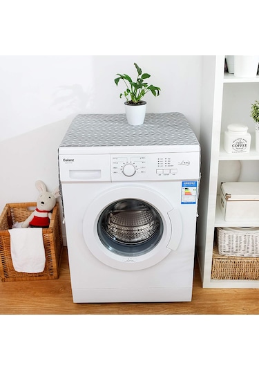 Buzdolabı Örtüsü Gri - Koyu Gri