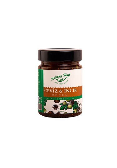 Cevizli İncir Reçeli Premium Series 400gr %65 İncirli Doğal İçerik Doğal Tat Nature's Food