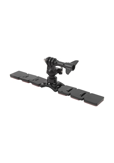 Padalink Motosiklet Kaskı Çene Tutucu, 3 Bölümden Ayrılabilir, 360 Derece Dönebilen, İki Yönlü Yapışkanlı Spor Kamera Tutucu Aksesuarı