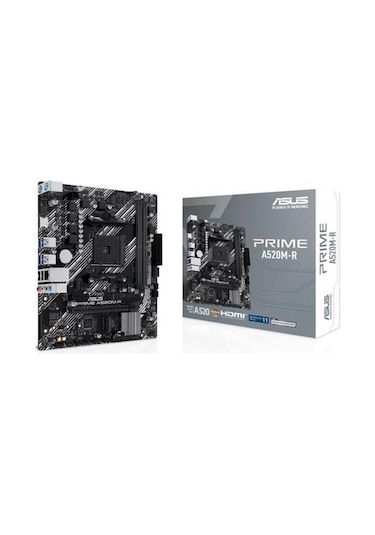 Asus Prime A520M-R AMD A520 5100 MHz (OC) DDR4 Soket AM4 mATX Anakart