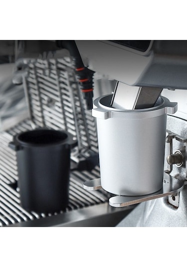 Metabagua Chihiro586 - 9278 Espresso Kahve Portafilter Dozaj Bardağı 51mm Delonghi Kahve Makinesi Toz Bardak Gümüş Için Uyumlu Dv5evr Gümüş