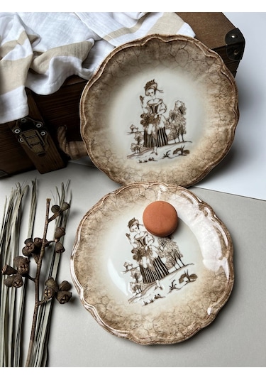 Porser Fulya Ella Pasta Takımı 22cm 6 Kişilik 6 Parça Fly6ptprs10 Çok Renkli