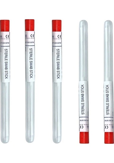 Stuart Besiyersiz Swab Steril Eküvyon Çubuğu Swap 100adet